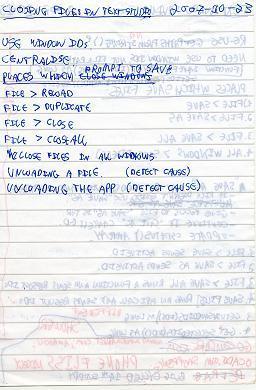 A neat page of my notes.