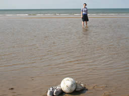 Shoes got soaked in foreground while taking paddling pictures!