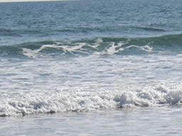 Small surf at Hell&rsquo;s Mouth beach.