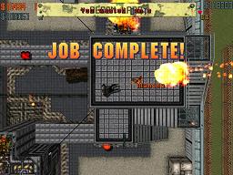 Click to view large image Final generator explodes, with big message “JOB COMPLETE!”