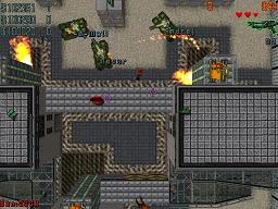 Click to view large image Mati, Nevar and Andrej surround me with all 3 tanks, blowing me sky high.