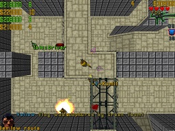 Coret Capture multiple routes crossing over each other into each base, either side of the central hall of pillars.