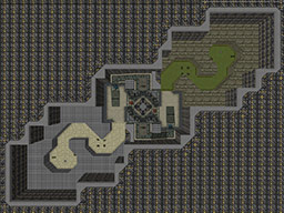Niven Capture features a central power core with short, winding corridors leading to each flag room.