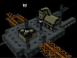 Phobos Frags, a derelict space station, shining in the darkest depths of deep space.