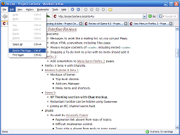 Edit menu open with focus on Find in This Page.