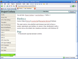 Click for bigger image. Mockup suggests visual tweaks to the Small Icons mode, based on Winestripe.