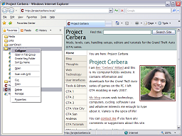 Showing a folder&rsquo;s context menu.