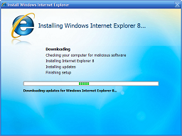 A non-bulleted list of steps, with a progress bar that doesn&rsquo;t show the progress being made.