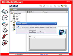 Do you want to download the Short Message(s) from your mobile phone?