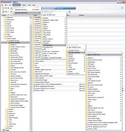 Viewing the &lsquo;Bookmarks&rsquo; menu and the &lsquo;Edit Bookmarks&rsquo; tabs.