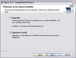 Opera&rsquo;s installation dialogue.