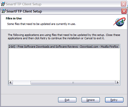 The new window only lists 1 program now.
