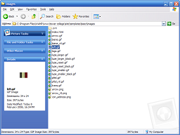 A new file which is selected in Windows Explorer.