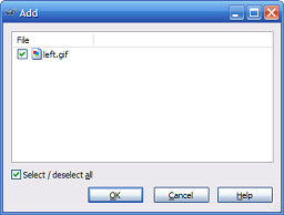 A new window shows the file which was selected.
